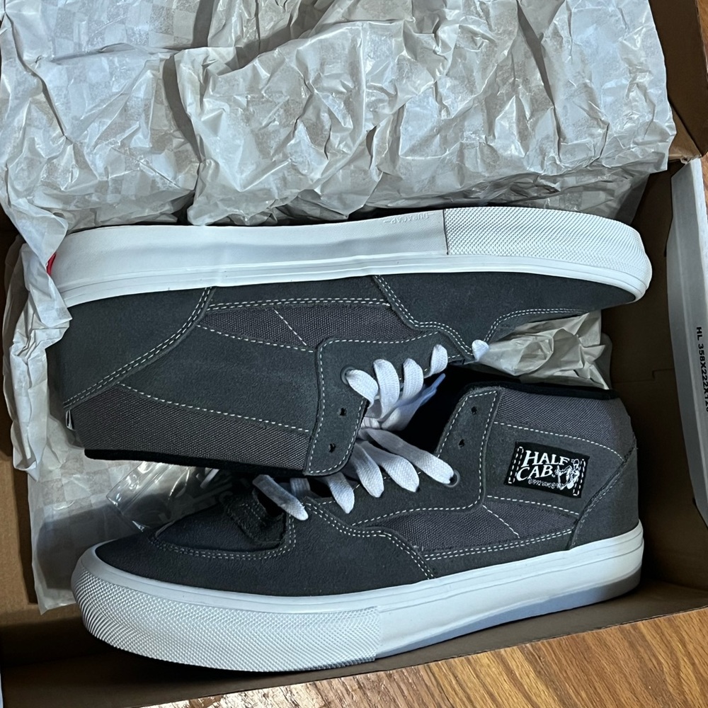 Vans half cab 11, grey/white